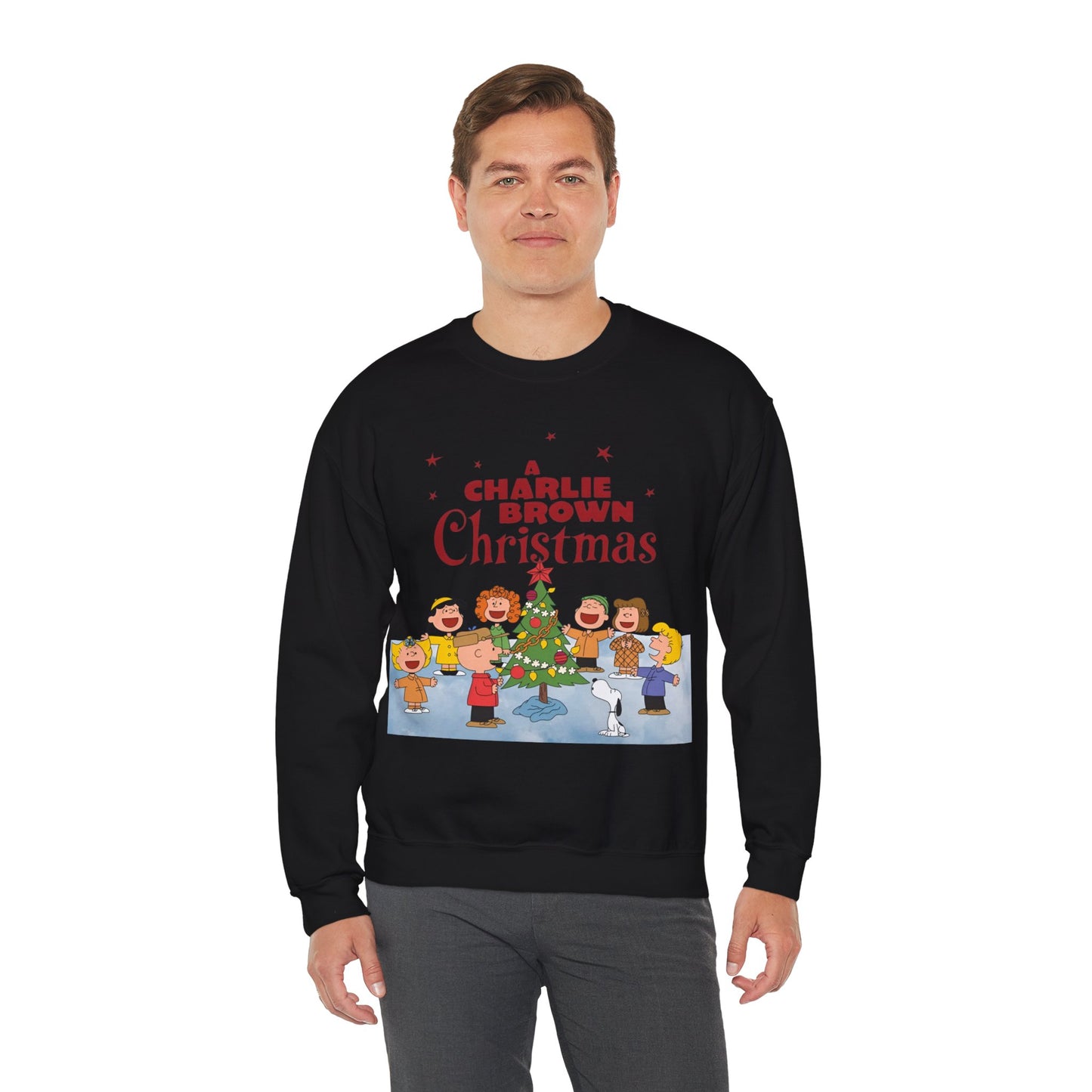 A Charlie Brown Christmas Crewneck Sweatshirt - Snoopy, Lucy, Linus, Sally, Schroeder