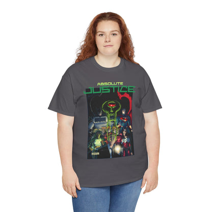 Absolute Justice T-Shirt - Juan Ferreyra Art - Superman Batman Wonder Woman Martian Manhunter - DC Comics
