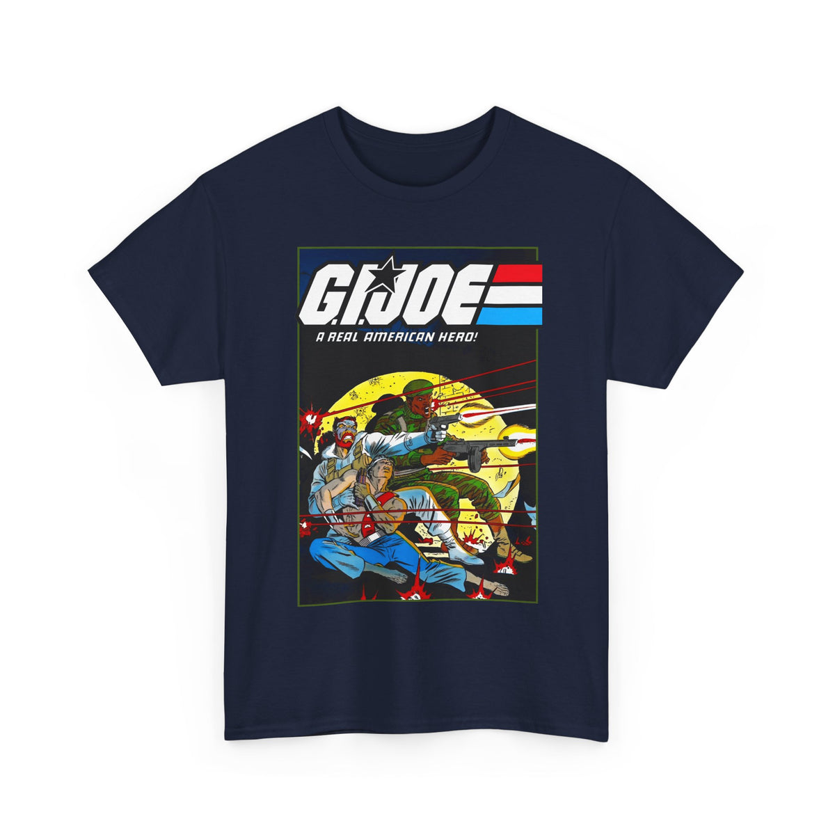 G.I. Joe T-Shirt - Mike Zeck Art - Stalker, Snow Job and Quick Kick - #61 Cover Art - Marvel Comics