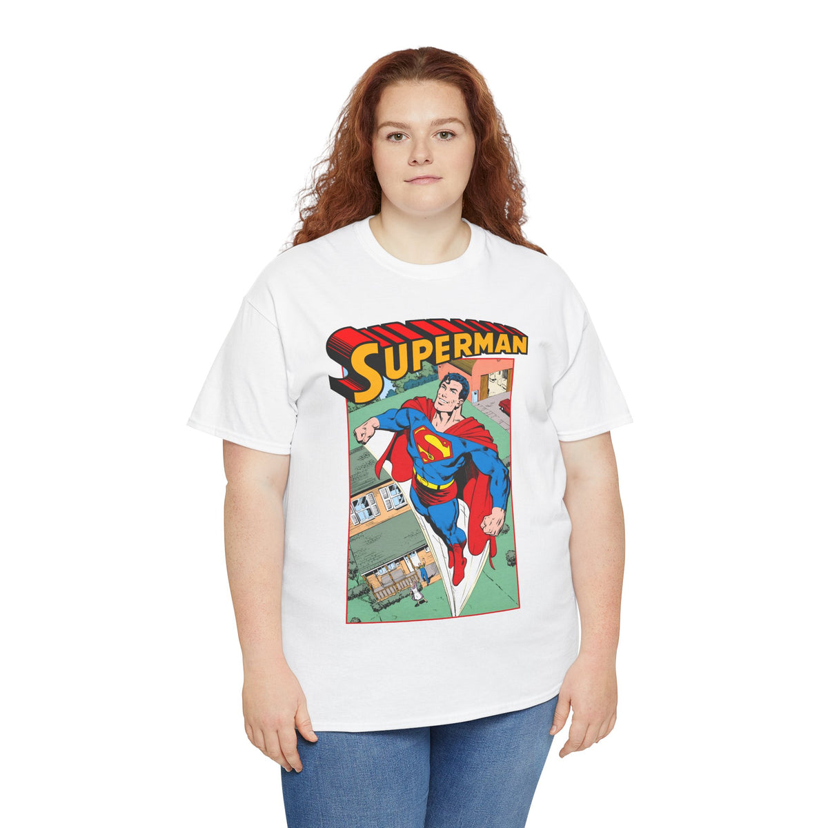 Superman T-Shirt - John Byrne Art - Man of Steel, Smallville - DC Comics