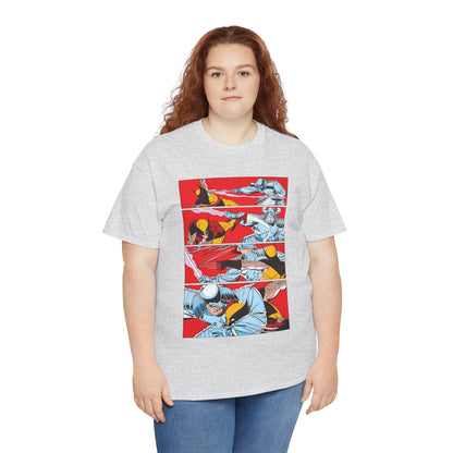 Wolverine Vs Silver Samurai Fight T-Shirt - Uncanny X-Men #173 - Marvel Comics
