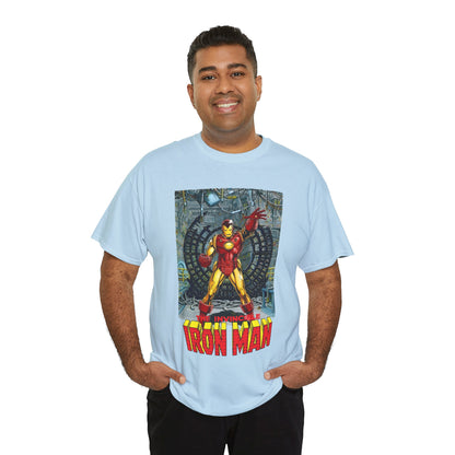 Iron Man T-Shirt - Bob Layton Art - Tony Stark Armor - Avengers Member & Leader - Marvel Comics