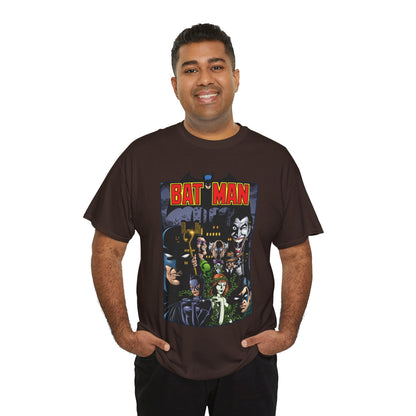 Batman T-Shirt - George Perez Art - Arkham Asylum - Joker, Catwoman, Poison Ivy, Riddler, Nightwing - DC Comics