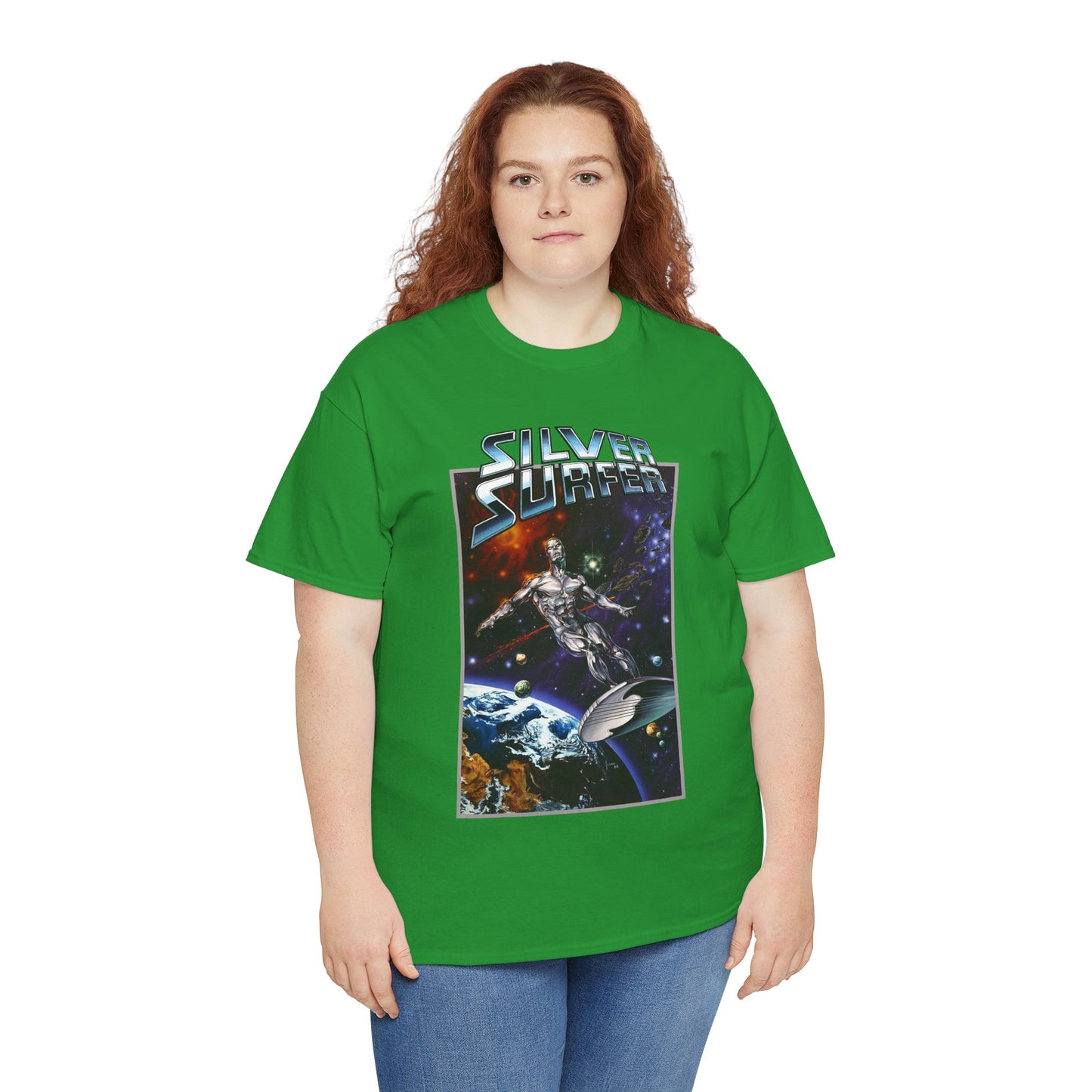 Silver Surfer T-Shirt - Amazing Joe Jusko Art - Marvel Comics Character - Former Herald of Galactus - Fantastic Four Connection - Norrin Radd