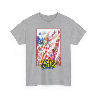 Justice Society of America T-Shirt - Alex Ross Art - JSA - Power Girl, Huntress, Robin, Starman, Hawkman - DC Comics