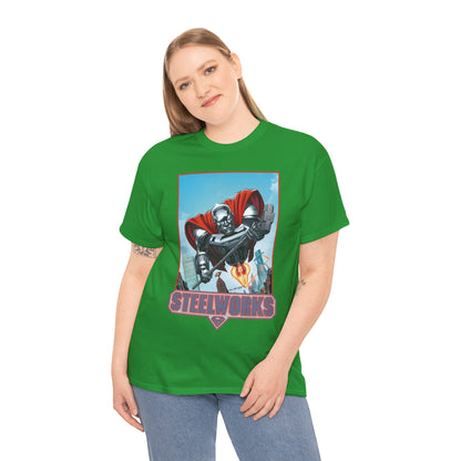 Steelworks T-Shirt - Jon Bogdanove Art - John Henry Irons - Superman Family - DC Comics