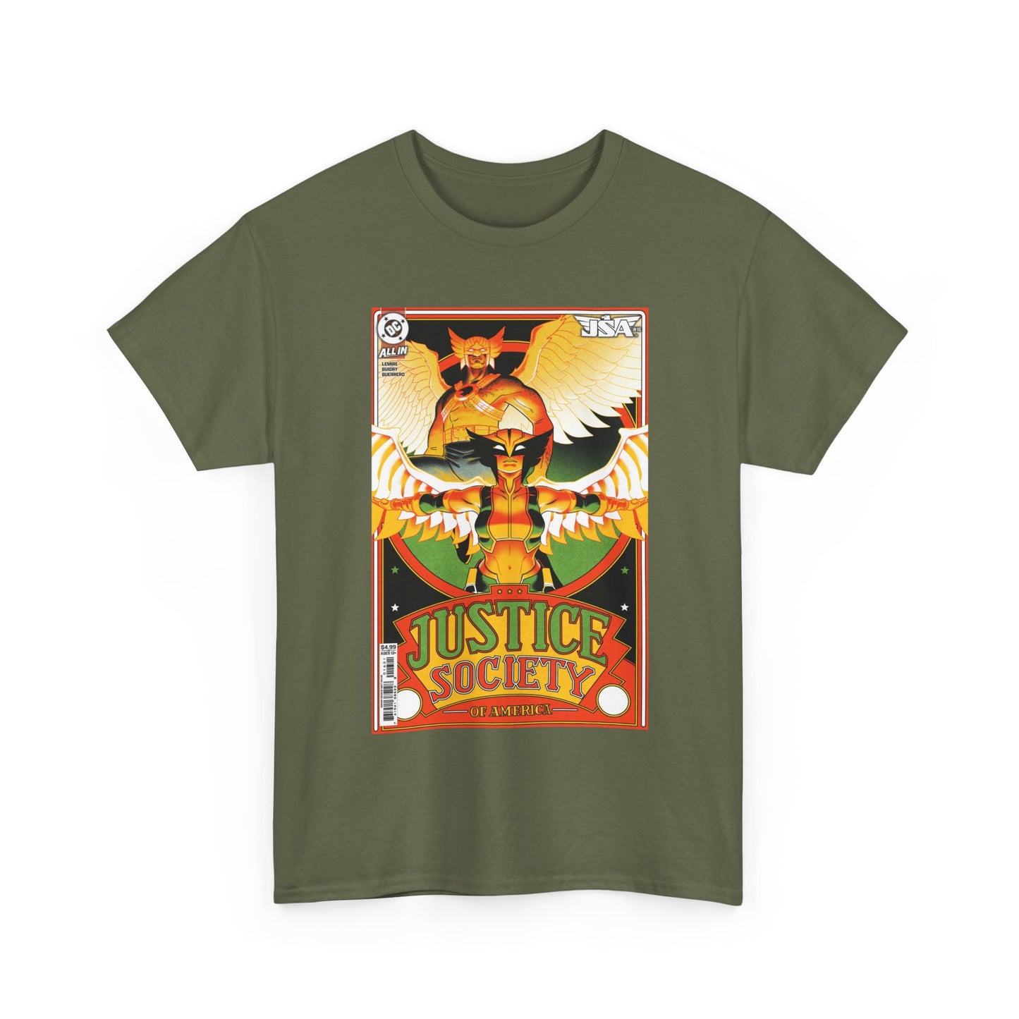 Justice Society of America T-Shirt - Hawkman & Hawkgirl - DC Comics