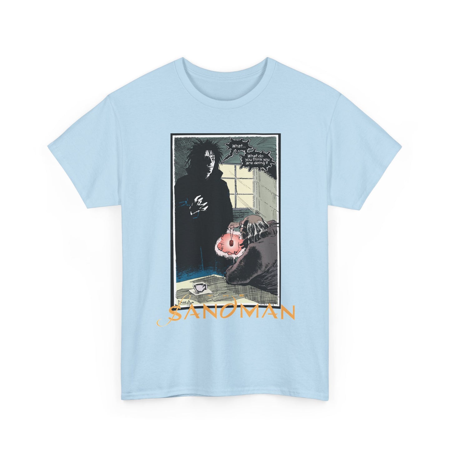 Sandman T-Shirt - Mike Dringenberg & Malcolm Jones III Art - What Do You Think You're Doing? - DC/Vertigo Comics