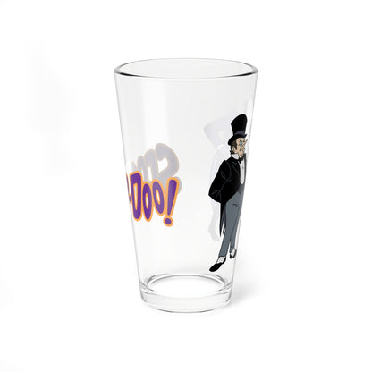 Joker & Penguin Pint Glass, 16oz - New Scooby Doo Movies (1972) - Retro Hanna-Barbera Cartoon - Mystery Inc
