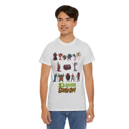 13 Ghosts of Scooby-Doo T-Shirt - Hanna-Barbera Saturday Morning Cartoon - Chest of Demons - Maldor, Queen Morbidia, Reflector Specter