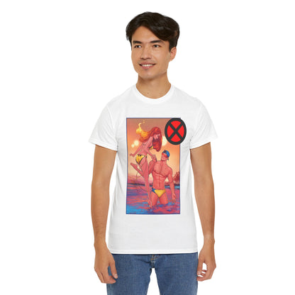 Scott Summers & Jean Grey T-Shirt - Russell Dauterman Art - X-Men - Marvel Comics