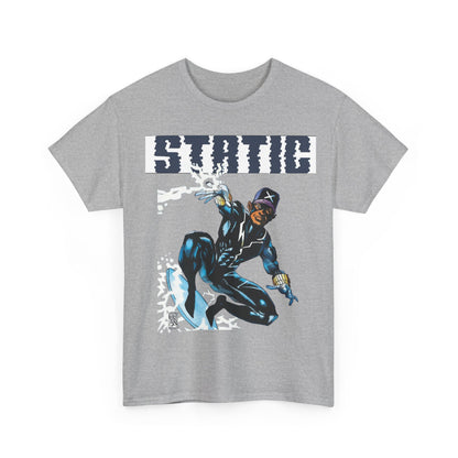 Static T-Shirt - Denys Cowan Art - DC Comics, Milestone Media - Shock to your System