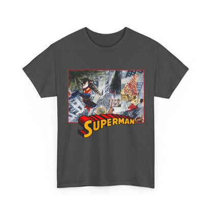 Superman Christmas Tree T-Shirt - Alex Ross Art - DC Comics