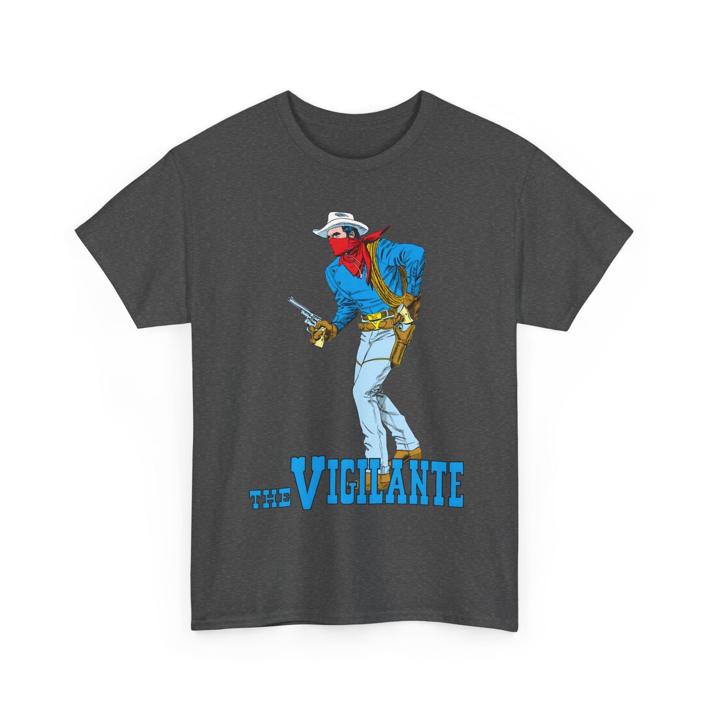Vigilante T-Shirt - Gray Morrow Art - Seven Soldiers of Victory, All-Star Squadron Member - DC Comics