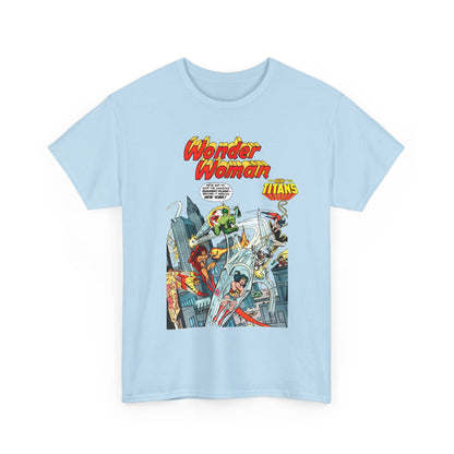 Wonder Woman/New Teen Titans T-Shirt - Ross Andru Art - Wonder Girl, Starfire, Cyborg, Raven - #287 Cover Art - DC Comics