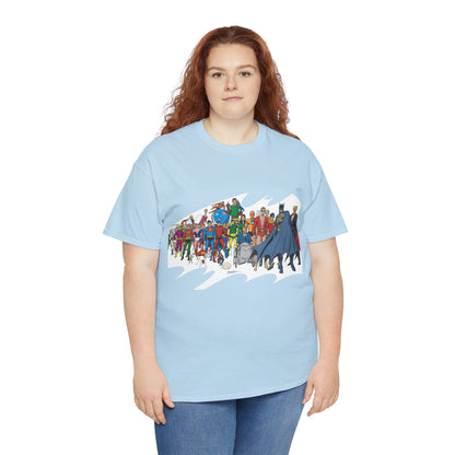 Batman T-Shirt - Neal Adams Art - Plastic Man, Sargon, Robin, Doom Patrol, Superboy, Legion of Super-Heroes - 100-Page Giant Cover Art - DC Comics