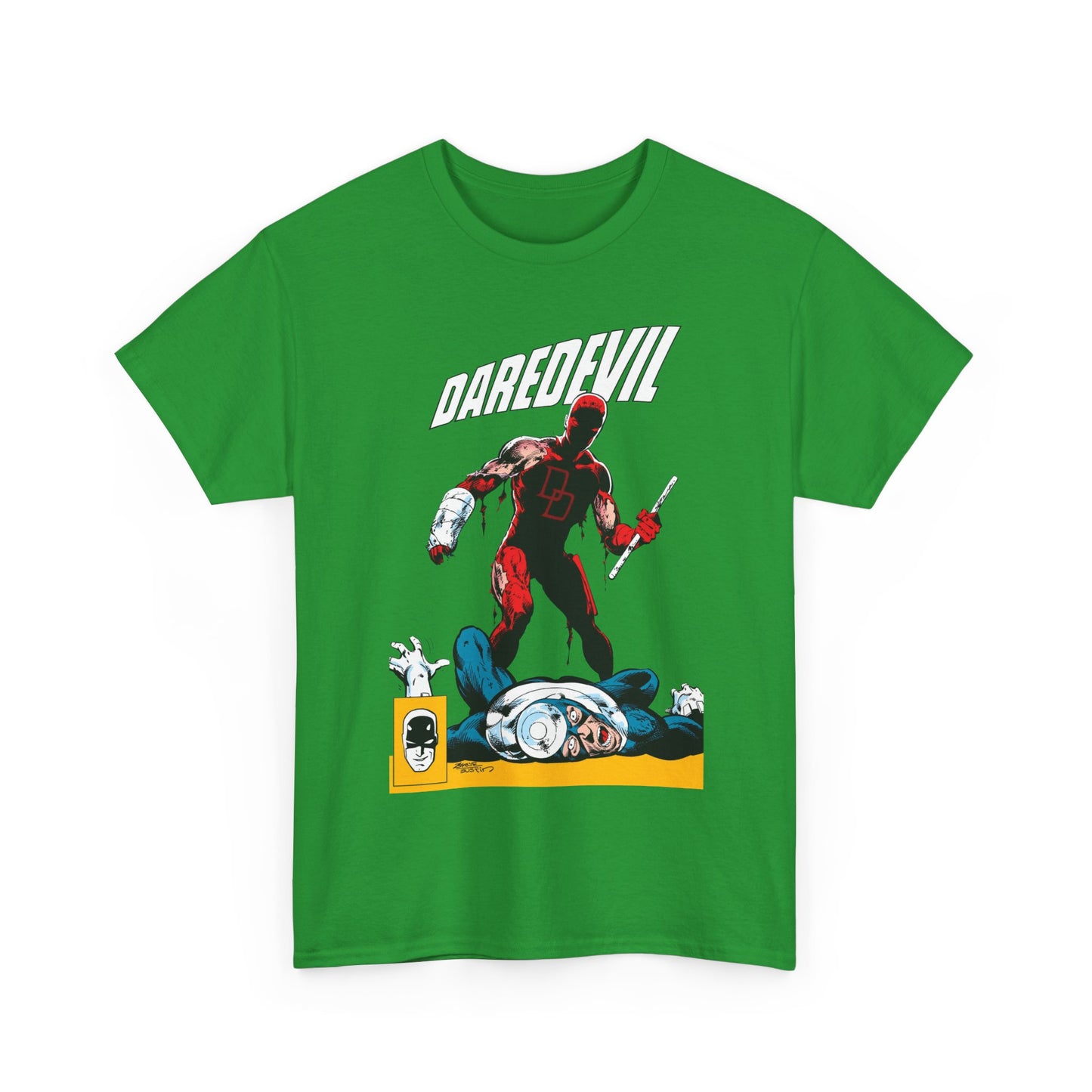 Daredevil T-Shirt - John Byrne Art - Marvel Comics - Bullseye - Matt Murdock, Man Without Fear