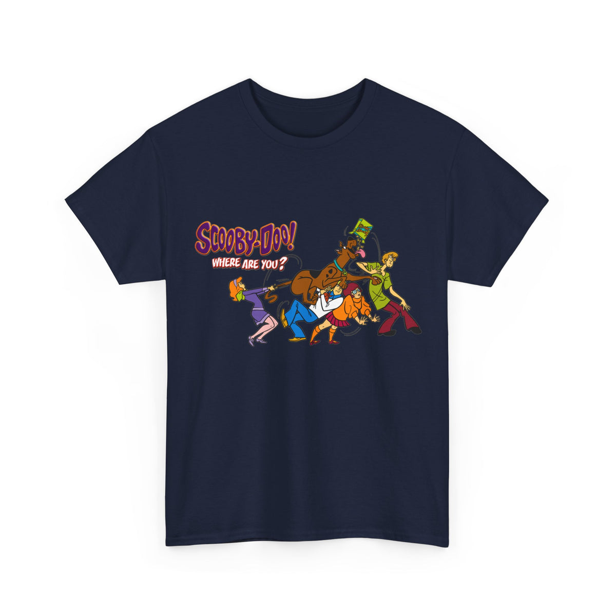 Scooby Doo, Where Are You? T-Shirt - Hanna-Barbera Art - Shaggy, Velma, Fred, Daphne - Mystery, Inc