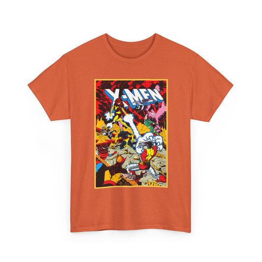 X-Men T-Shirt - Paul Smith Art - Return of Dark Phoenix - Wolverine, Colossus, Cyclops, Storm, Nightcrawler, Rogue - Marvel Comics