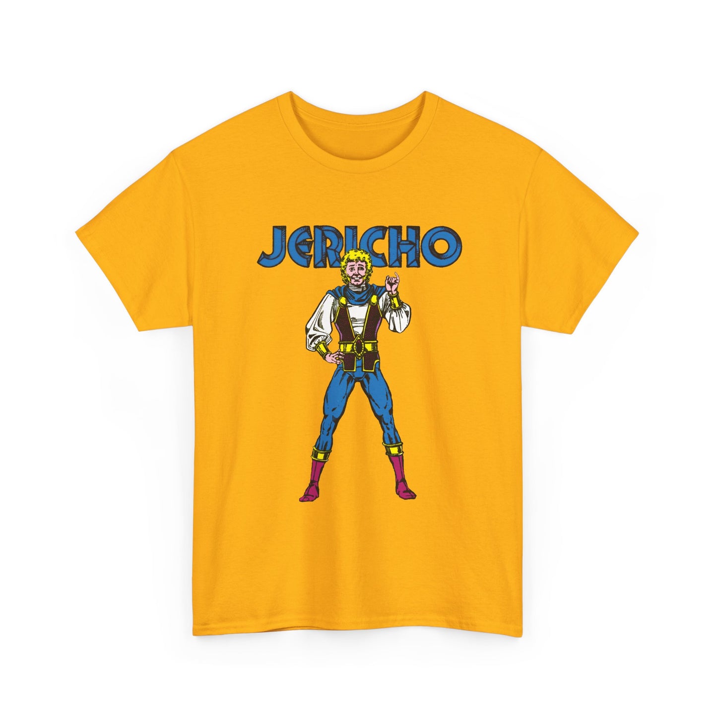 Jericho T-Shirt - George Perez Art - New Teen Titans Member - Son of Deathstroke, Brother of Ravager - DC Comics