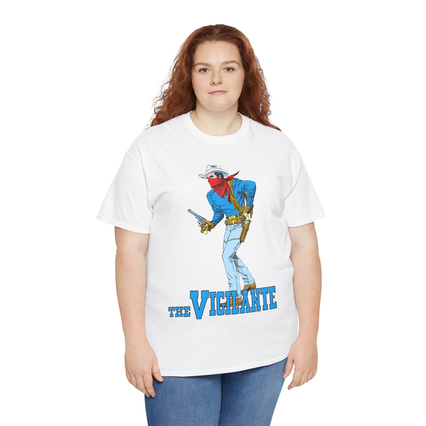 Vigilante T-Shirt - Gray Morrow Art - Seven Soldiers of Victory, All-Star Squadron Member - DC Comics