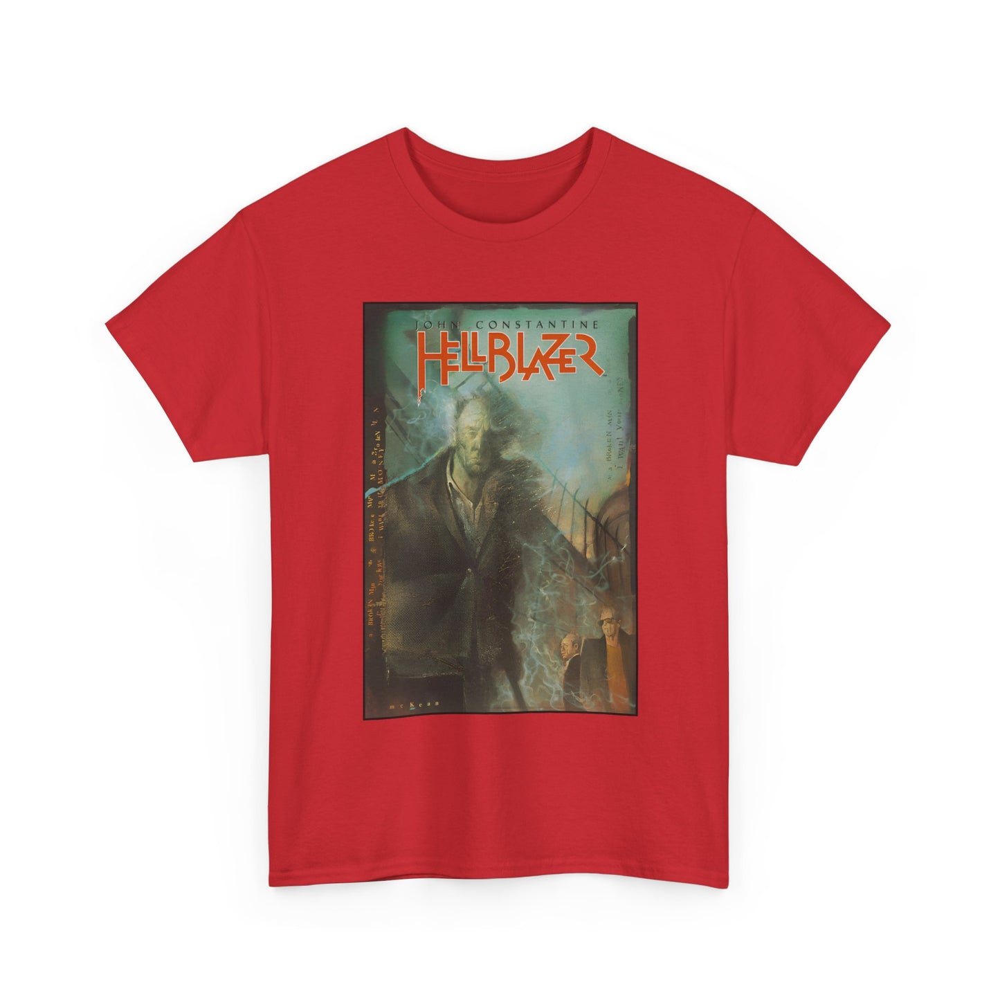 John Constantine Hellblazer T-Shirt - Dave McKean Art - #19 Cover - DC Comics, Vertigo Comics