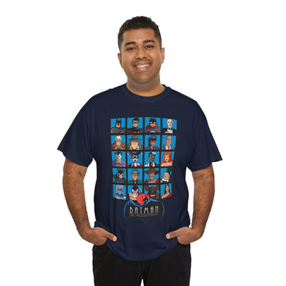 Batman T-Shirt - Animated Series - Harley Quinn, Batgirl, Joker, Bane, Robin, Two-Face, Catwoman, Riddler - Classic TV Cartoon Series