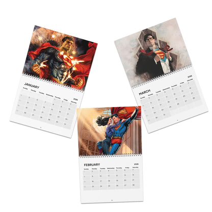 Superman Calendar (2026) - Man of Steel, Metropolis, Clark & Lois - DC Comics