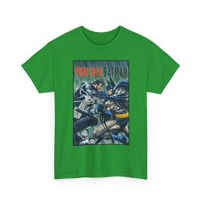 Punisher/Batman T-Shirt - John Romita Jr Art - Deadly Knights, Joker - DC Comics/Marvel Comics