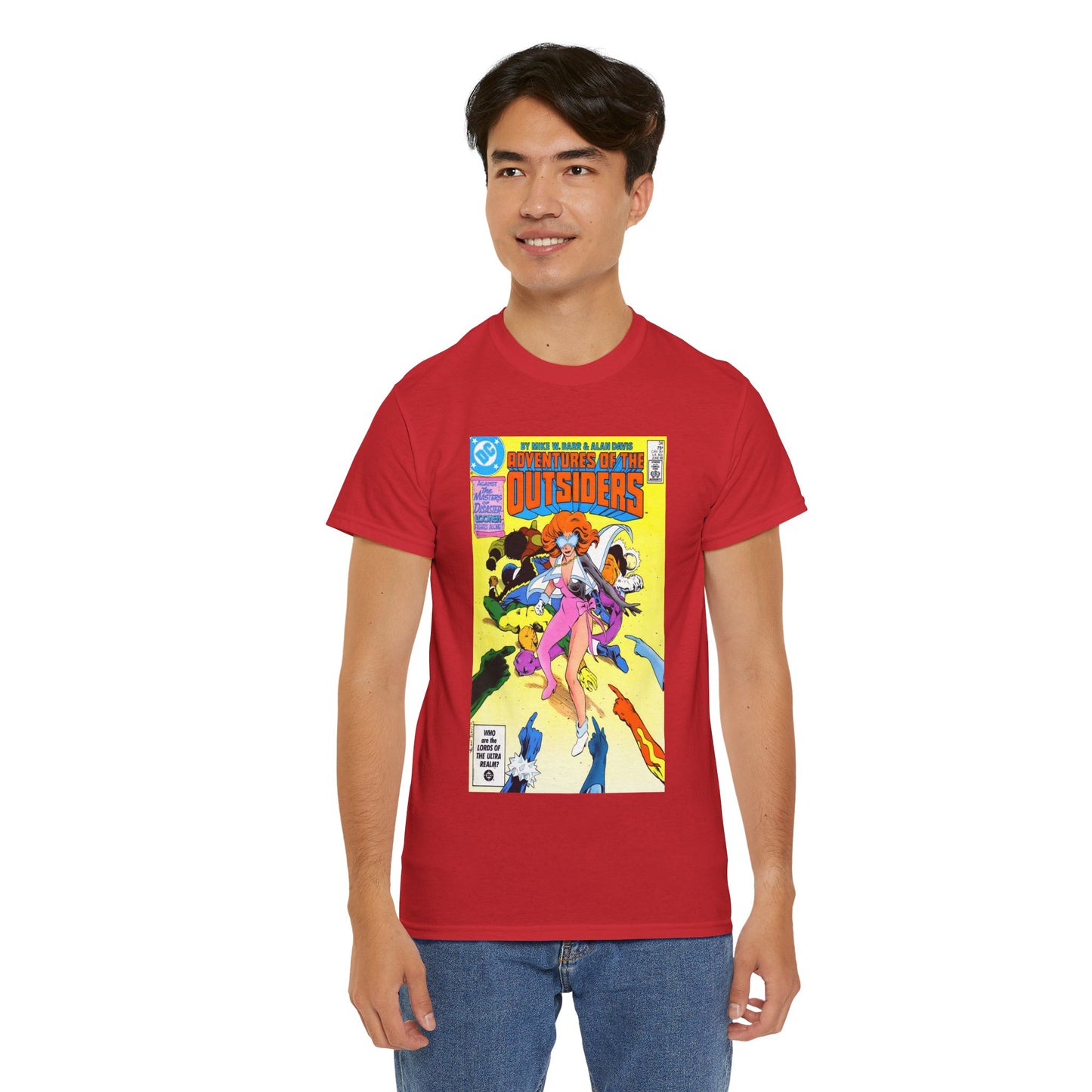 Adventures of the Outsiders #34 T-Shirt - Alan Davis Art - DC Comics