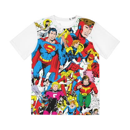 Superboy & Legion of Super-Heroes All Over Print Tee (Polyester) - Greg Laroque Art - DC Comics