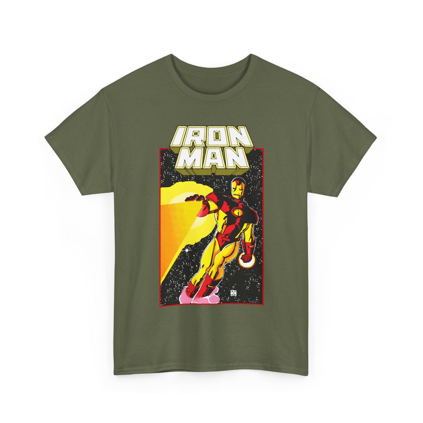 Iron Man T-Shirt - John Romita Jr Art - Cover to Issue #256 - Tony Stark in Space - Marvel Comics