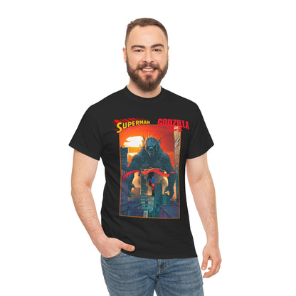 Superman Vs Godzilla T-Shirt - DC Comics - Man of Steel Vs the King of the Monsters