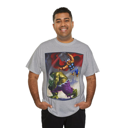 Incredible Hulk & Thor T-Shirt - Joe Jusko Art - Marvel Comics