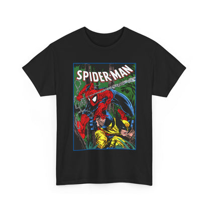 Spider-Man & Wolverine T-Shirt - Todd McFarlane Art - Marvel Comics