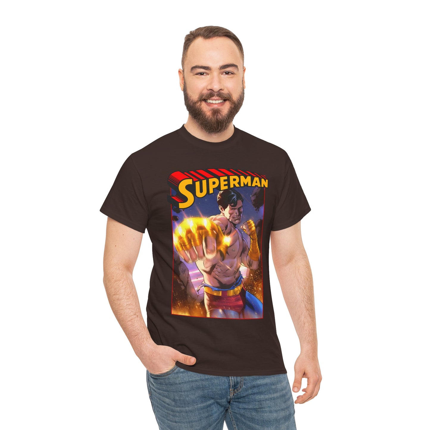 Superman T-Shirt - Lucas Meyer Art - DC K.O. Cover Art - Man of Steel - DC Comics