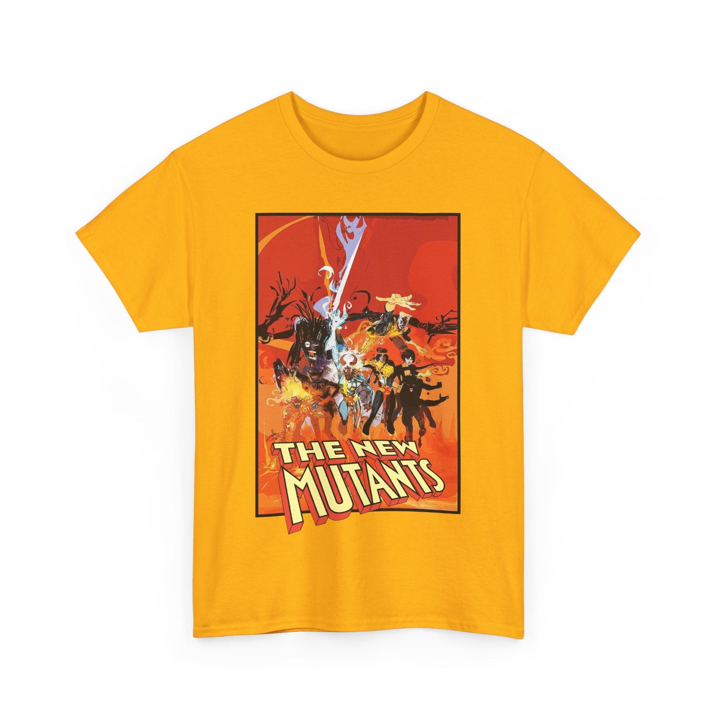 New Mutants T-Shirt - Bill Sienkiewicz Art - Marvel Comics - Magik, Warlock, Cannonball, Wolsbane, Sunspot