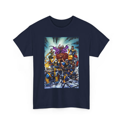 X-Men Revolution T-Shirt - Arthur Adams Art - Jean Grey, Storm, Wolverine, Cable, Rogue, Beast, Colossus, Gambit, Nightcrawler, Psylocke, Thunderbird III - Marvel Comics