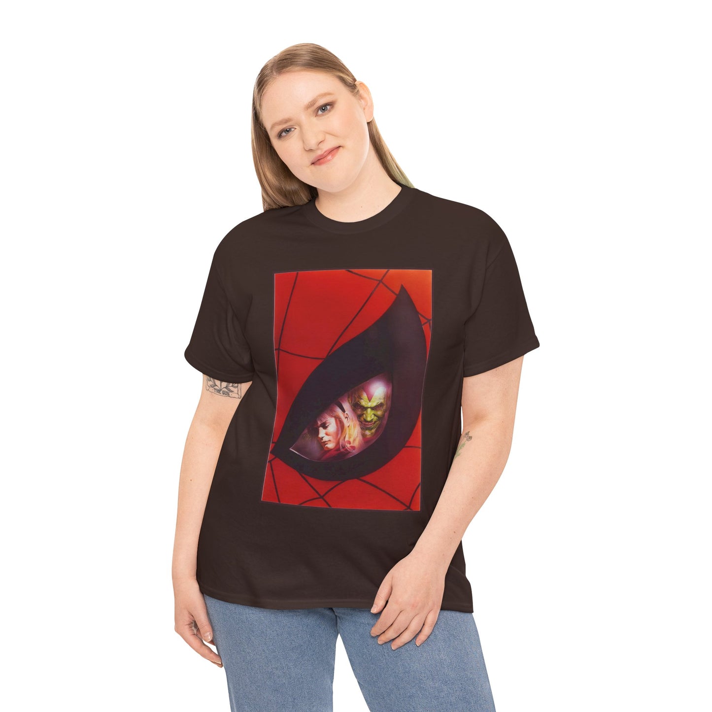 Spider-Man T-Shirt - Alex Ross Art - Marvels Cover - Green Goblin Vs Gwen Stacy - Marvel Comics