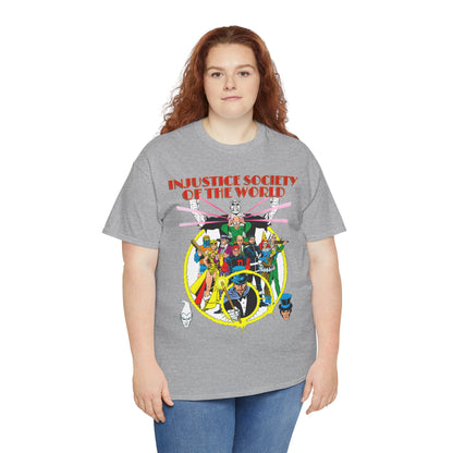 Injustice Society of America T-Shirt - George Perez Art - Justice Society/JSA Foes - Solomon Grundy, Huntress, Per Degaton, The Shade, Vandal Savage - DC Comics - Golden Age