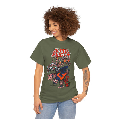 Puck T-Shirt - John Byrne Art - Alpha Flight Member - Marvel Comics