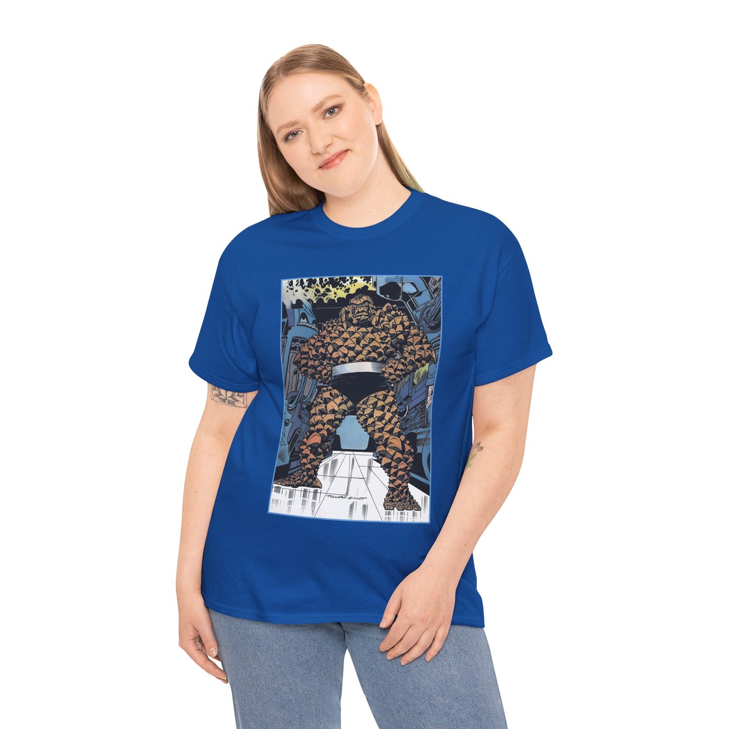 The Thing T-Shirt - Keith Pollard Art - Fantastic Four Pin-Up - Marvel Comics
