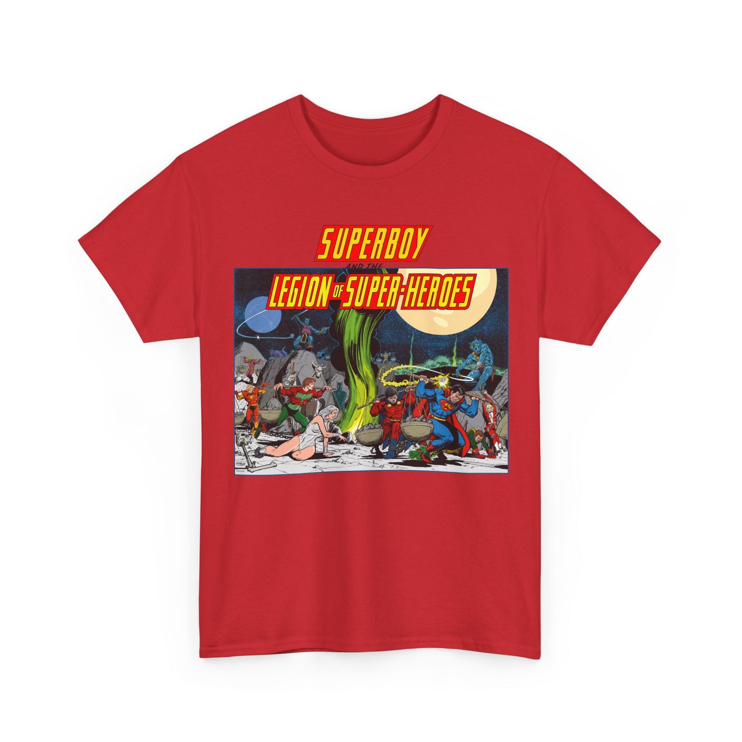 Superboy & Legion of Super-Heroes T-Shirt - Jim Starlin Art - DC Comics