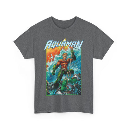 Aquaman T-Shirt - Jim Lee Art - DC New 52 - Arthur Curry, King of Atlantis - DC Comics
