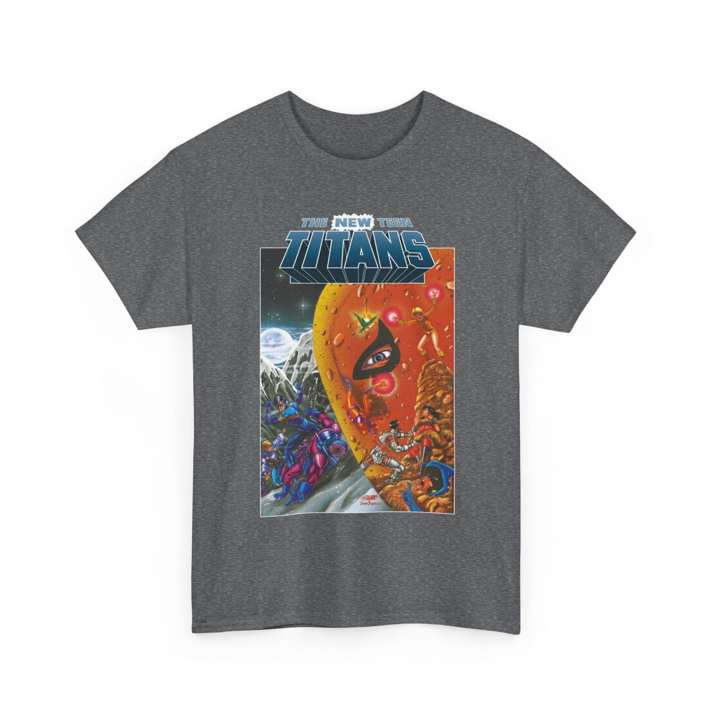 New Teen Titans T-Shirt - George Perez Art - Judas Contract - Deathstroke, Nightwing, Terra, Jericho, Raven, Cyborg, Wonder Girl - DC Comics
