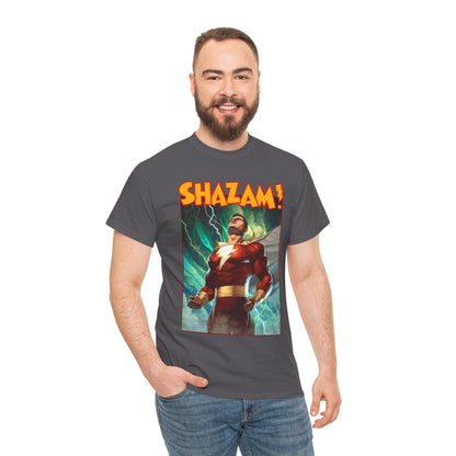 Shazam (Captain Marvel) T-Shirt - Ariel Olivetti Art - DC Comics