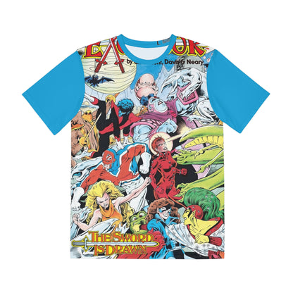 Excalibur All Over Print Tee (Polyester) - Alan Davis Art - The Sword is Drawn - Marvel Comics