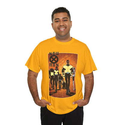 New X-Men T-Shirt - Frank Quitely Art - Wolverine, Cyclops, Jean Grey, Beast, Professor X - Marvel Comics - Grant Morrison Run