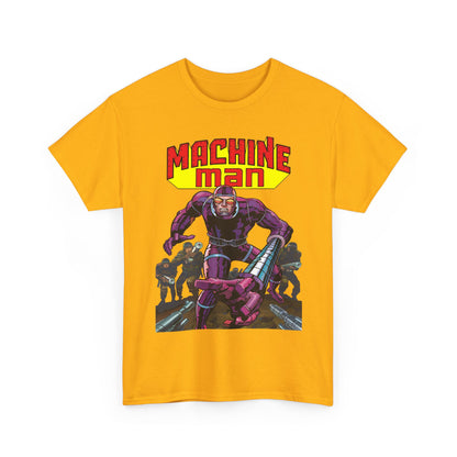 Machine Man T-Shirt - Jack Kirby Creation - Popular 1970s Hero - Marvel Comics