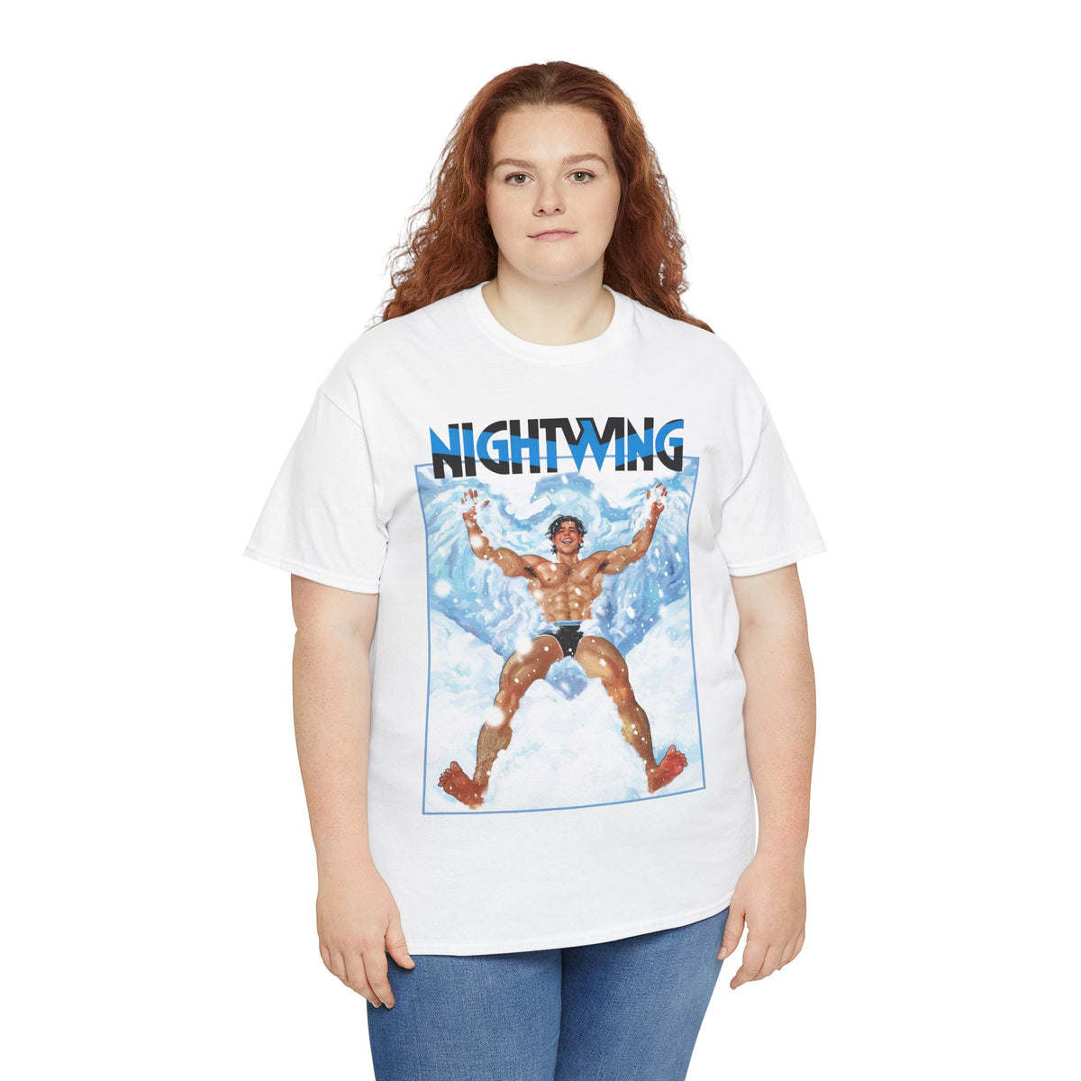Nightwing T-Shirt - Nick Robles Art - Dick Grayson in the Snow - #111 Cover Art - DC Comics